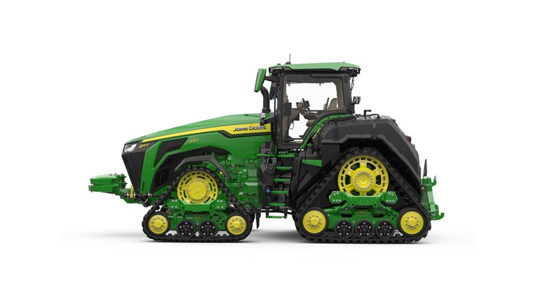 Studio image of Left facing 8RX 490 Tractor