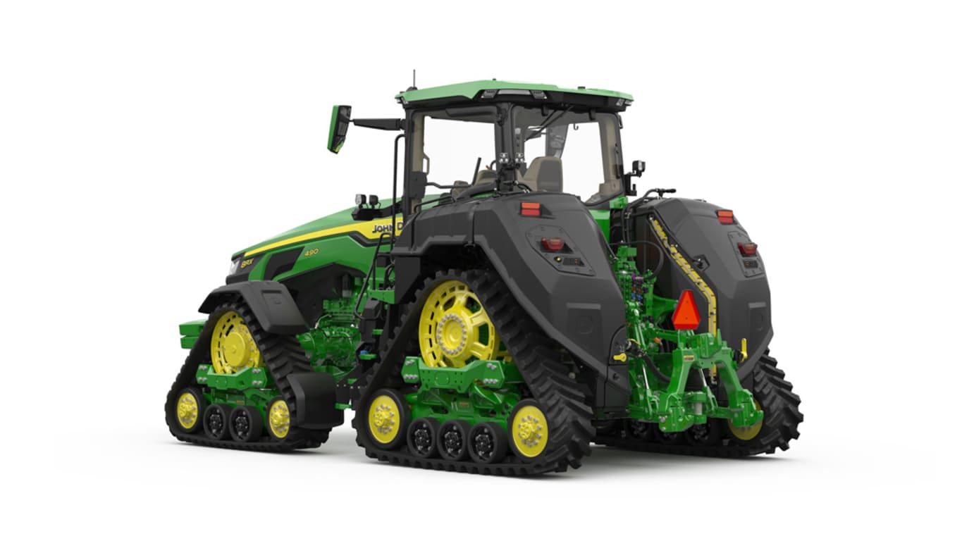Studio image of Rear-Left facing 8RX 490 Tractor