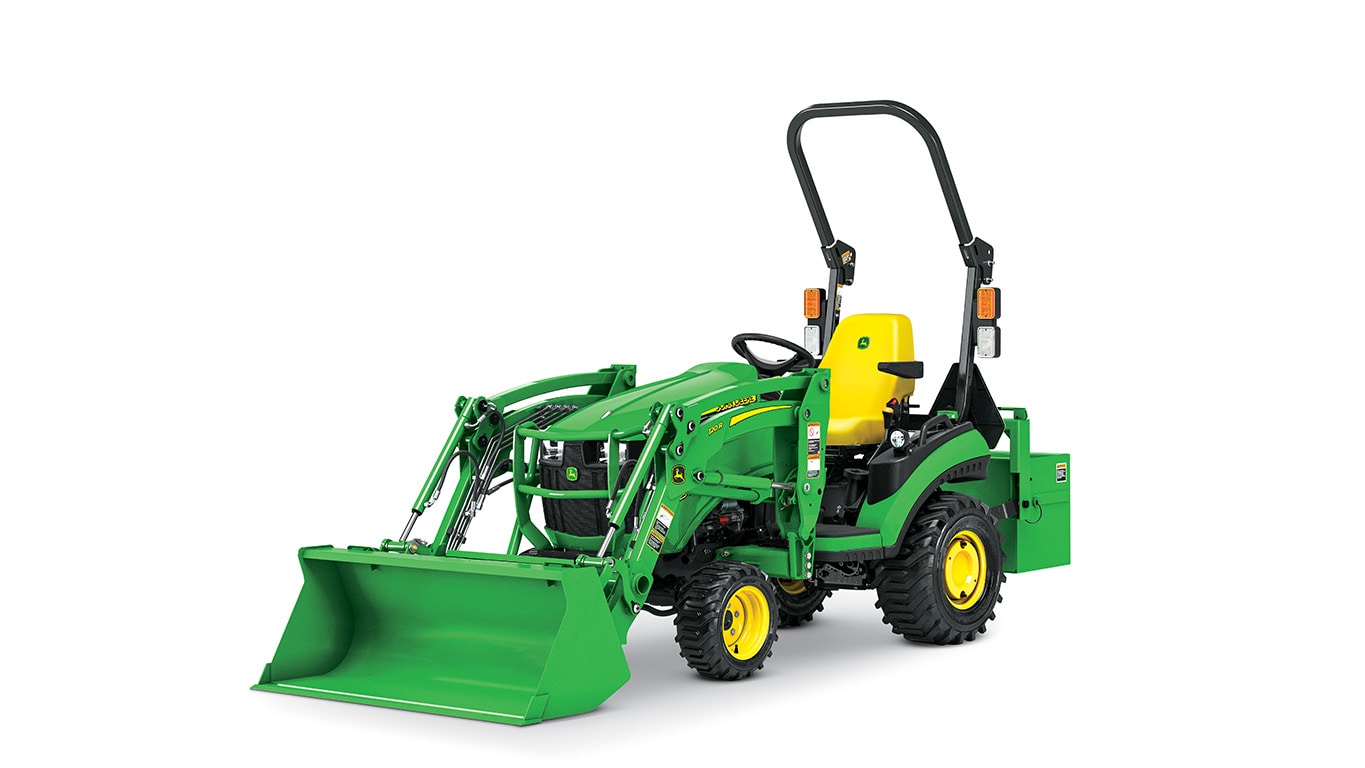 John Deere's smallest tractor - 1 Family Compact Utility Tractor