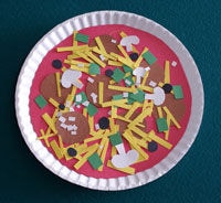 Paper Plate Pizza